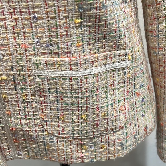 Laura Scott Tweed Blazer - Size 8P - Picture 4 of 8